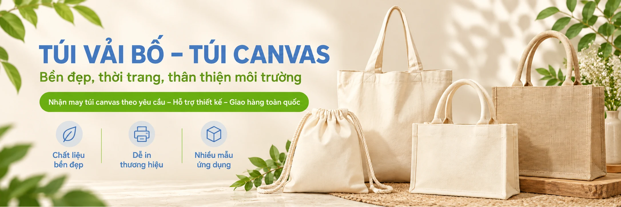 Túi vải bố – túi canvas